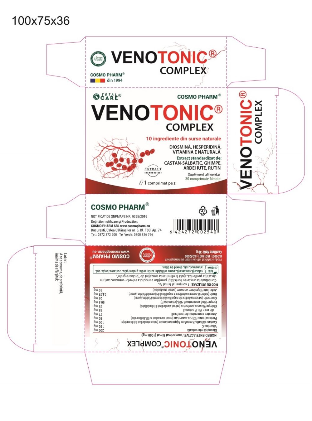 Venotonic Complex For Varicose Veins, Hemorrhoids, Varicose Ulcers - Image 2
