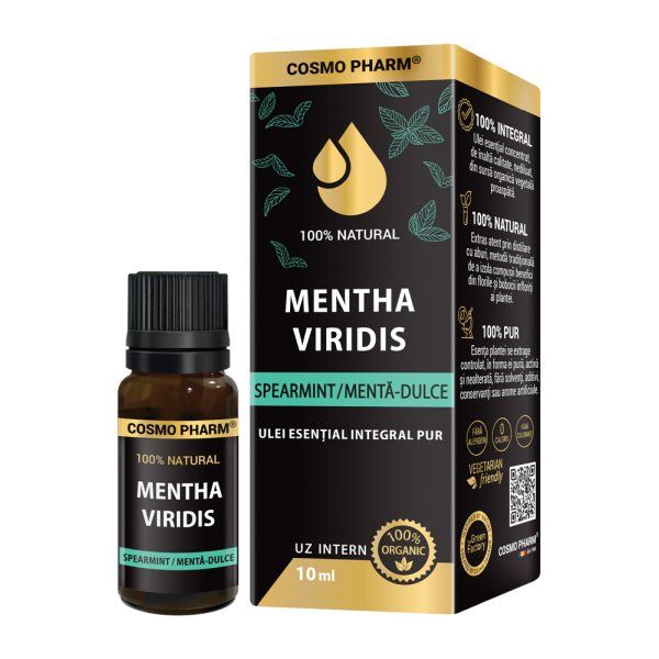 MENTHA VIRIDIS Spearmint - Sweet Peppermint Essential Oil