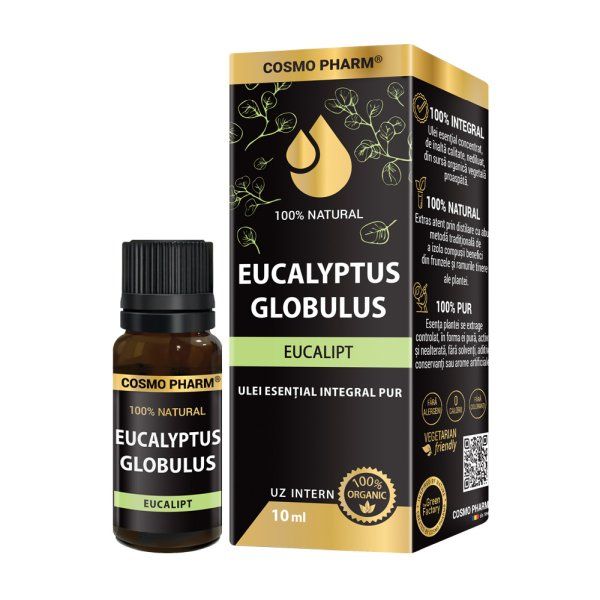 EUCALYPTUS GLOBULUS - Eucalyptus Essential Oil Internal Use 10ml